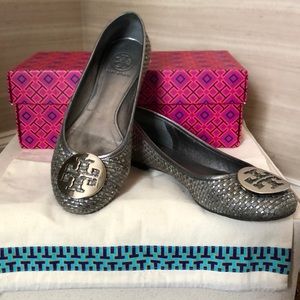 Tory Burch Reva Woven Flats